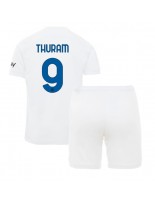 Inter Milan Marcus Thuram #9 Vieraspaita Lasten 2023-24 Lyhythihainen (+ shortsit)